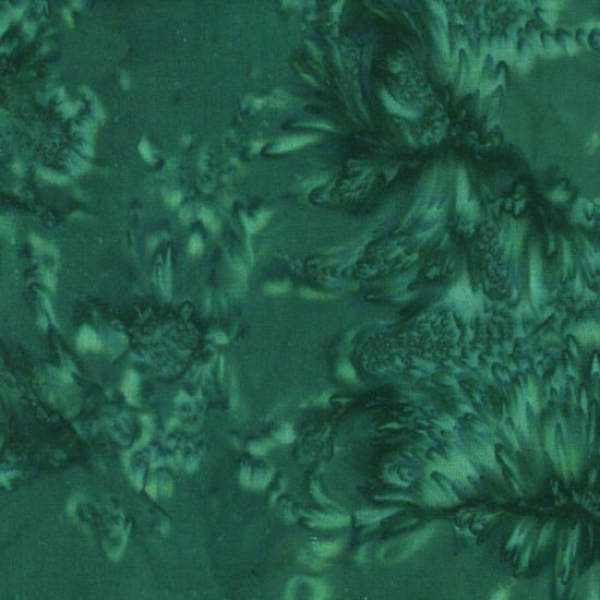 Batiks - Hoffman: 1895 Watercolors - Christmas Green- 1895-189