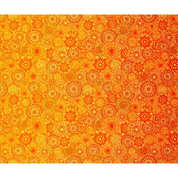 Quilting Treasures: Jewelscape - Ombre - Yellow/Orange - 28979-OS