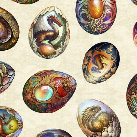 Quilting Treasures: Dragon Fyre - Dragon Eggs - 29930-E