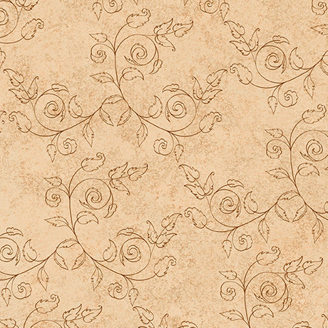 Quilting Treasures: Cornucopia Harvest - Delicate Scroll - 31030-A
