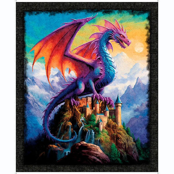 Quilting Treasures: Dragon's Song - Dragon Panel - Panel - 31148-X