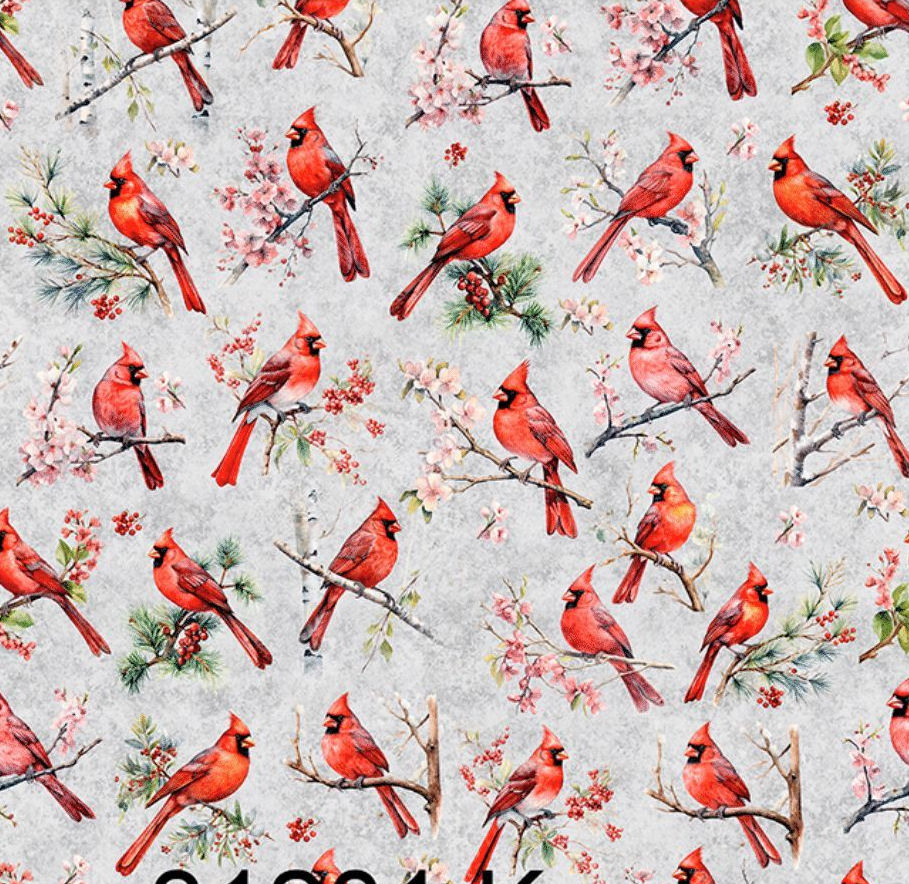 Quilting Treasures: State Birds - Cardinals - 31202-K