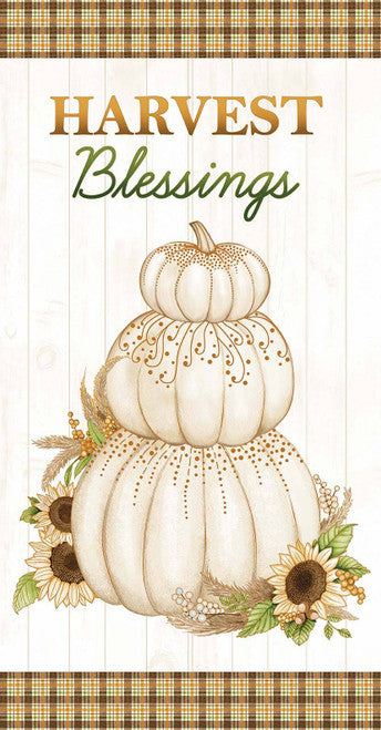 Henry Glass: Autumn Elegance - Stacked Pumpkins - 733MP-04