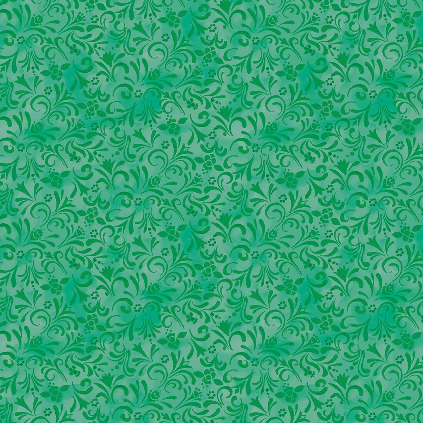 Benartex: Shorelights - Scroll - Green - 9440B-44