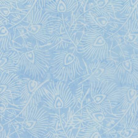 Batiks - Timeless Treasures: Tonga Batiks - Peacock Feathers - B7533-Sky