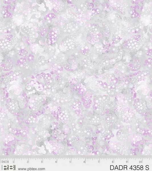 108" Quilt Back - P&B Textiles - Day Dreams - Grey - DADR-4358-S