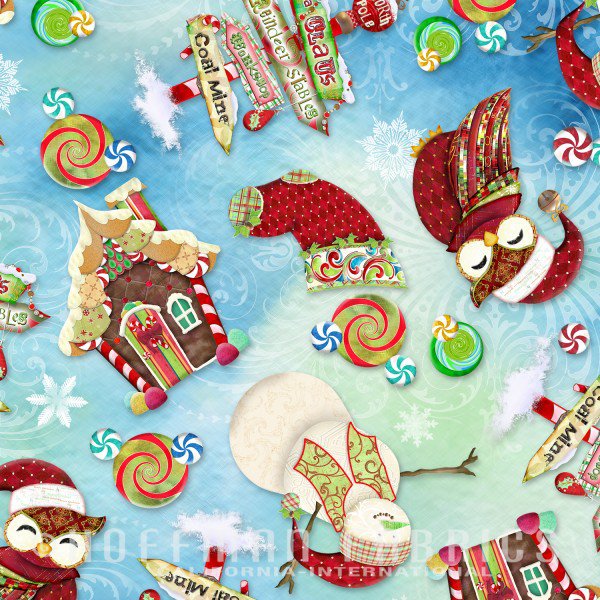 Hoffman: - Oh Snow! - Enchanted Ornaments - N4263-445-SPEARMINT
