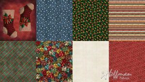 Hoffman: Ole Saint Nick - Fat Quarters - Q4455-161 - Panel