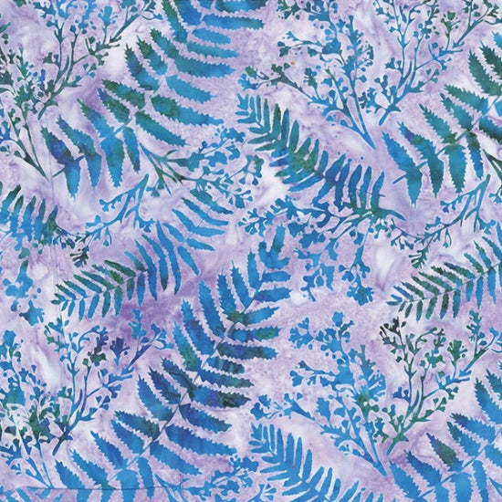 Batiks - Hoffman: Bali Batiks - Fern and Twigs -Copacabana - S2313-509