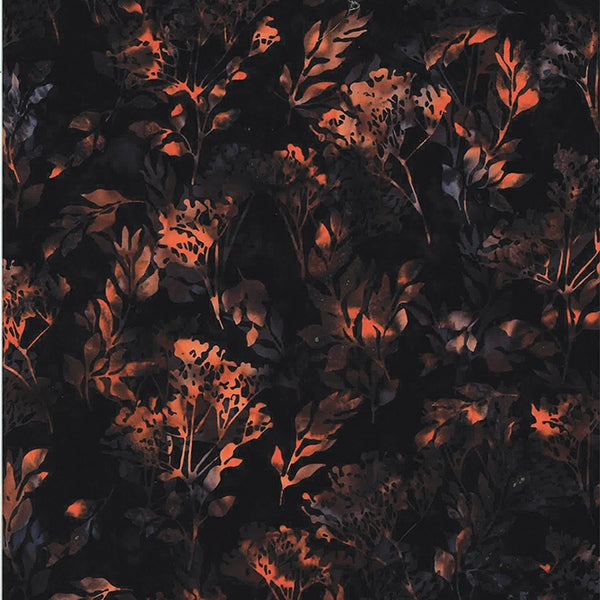 Batiks - Hoffman: Bali Batiks - Foliage - Flame - T2377-67
