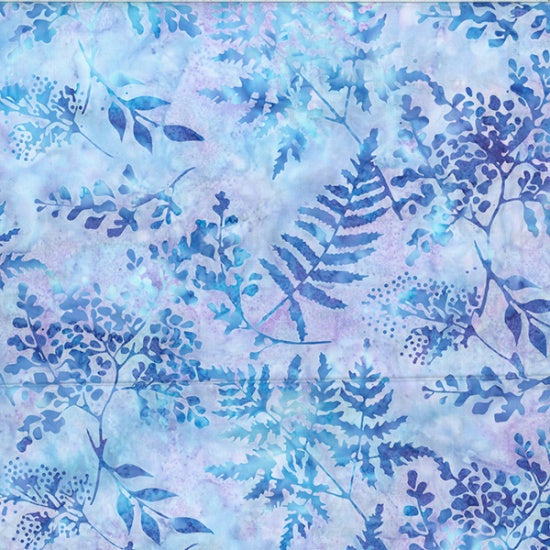 Hoffman: Bali Batik - Mixed Fern - Hyacinth - V2529-120