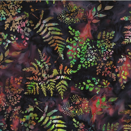 Hoffman: Bali Batik - Mixed Fern - Woodstock - V2529-840