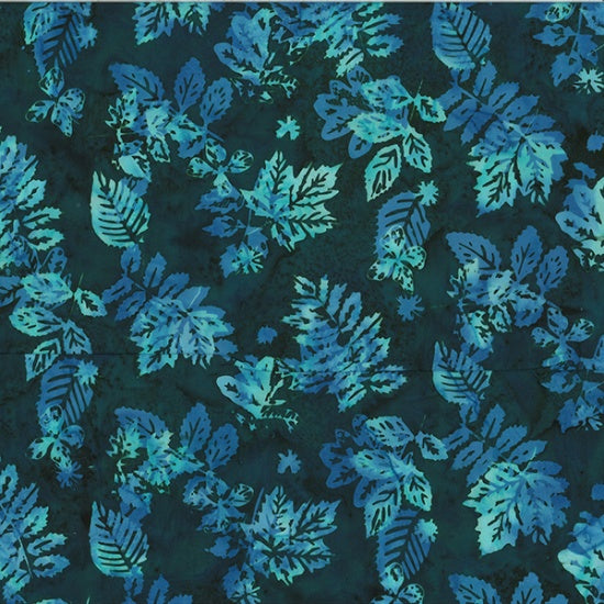 Hoffman: Bali Batik - Leaves - Riveria - V2534-559