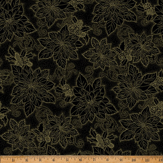 Hoffman: Christmas Splendor - Poinsettia - W7782-4G