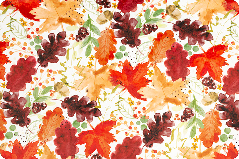 Shannon Fabrics: Minky - Harvest - DCAutumnleaves