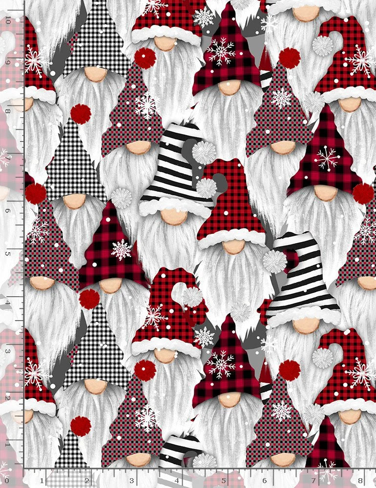 Timeless Treasures - Softie - Holiday Gnomes - PD8223-Softie - Minky