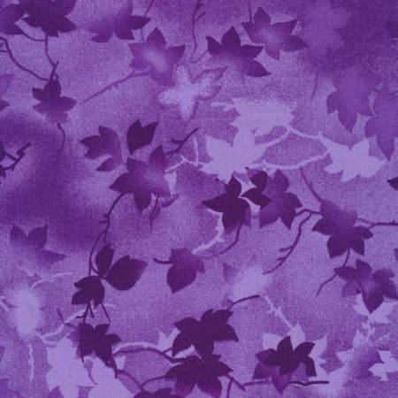 108" Quilt Back: Fabriquilt - Purple Ivy - 183-27-Purple