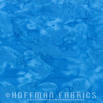 Batiks - Hoffman: 1895 Watercolors - Blue Jay - 1895-261