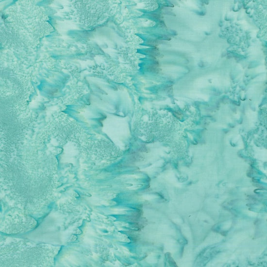 Batiks - Hoffman: 1895 Watercolors - Aqua - 1895-41