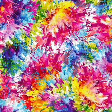 108" Quilt Back - Henry Glass: Splash - Color Principle Studio - 2449WB-01