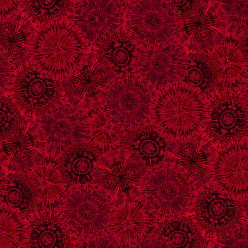 108" Quilt Back - Henry Glass: Fanfare - Monotone - Red - 2745W-88