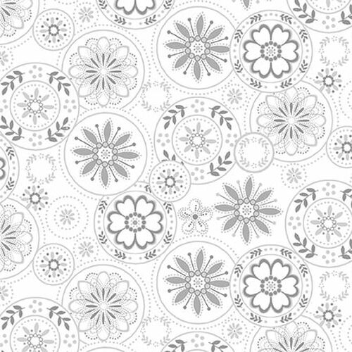 Henry Glass:  Scarlet Stitches - Medallions - 2701-11
