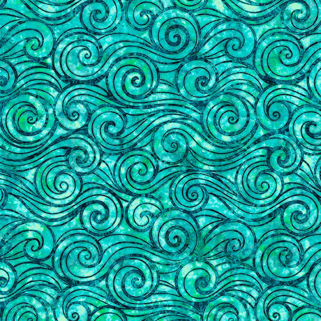Quilting Treasures: - Oceana - Waves - 27092-Q - ©Dan Morris