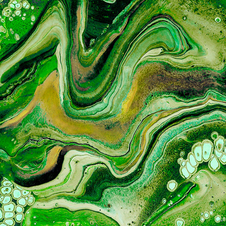 Quilting Treasures: Minky - Fusion II - Swish Green - 28292-GMINK