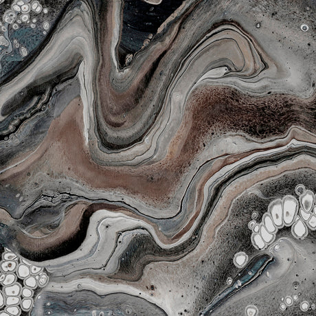 Quilting Treasures: Minky - Fusion II - Swish  Black - 28292-KMINK