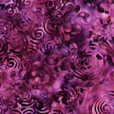 108" Quilt Back - Quilting Treasures - Effervescence Wide - Effervescence Ombre - Plum Pink - 28306-DV