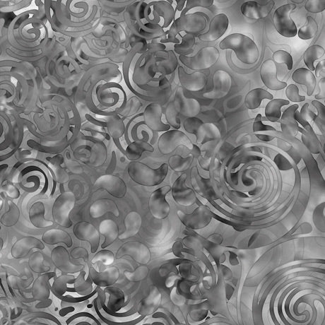 108" Quilt Back - Quilting Treasures - Effervescence Wide - Effervescence Ombre - Gray - 28306-K