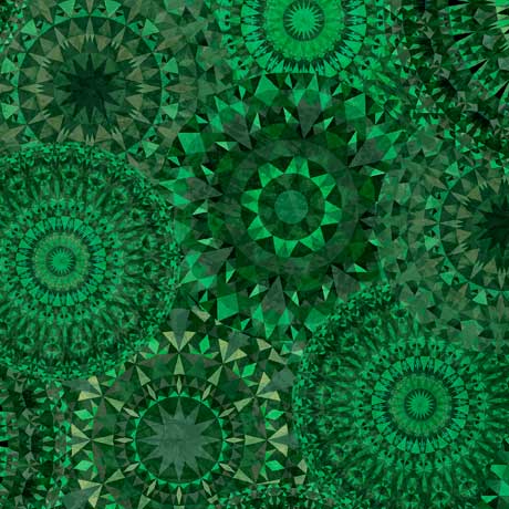 Quilting Treasures: Jewelscape - Ombre - Forest Green - 28979-F