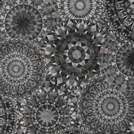 Quilting Treasures: Jewelscape - Ombre - Black - 28979-JK