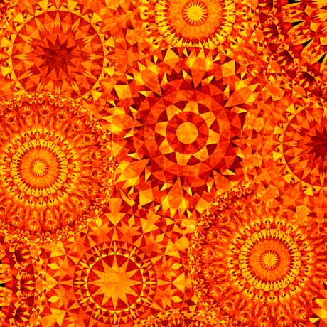 Quilting Treasures: Jewelscape - Ombre - Orange - 28979-O
