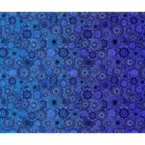 Quilting Treasures: Jewelscape - Ombre - Blue - 28979-WB