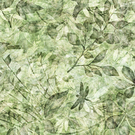 108" Quilt Back - Quilting Treasures - Got Your Back - Leaf - 29248-H