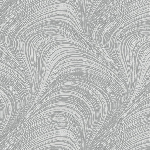 Benartex: Wave Texture Cloud - Grey - 2966B-08