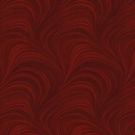Benartex: Wave Texture - Dark Red - 2966B-19