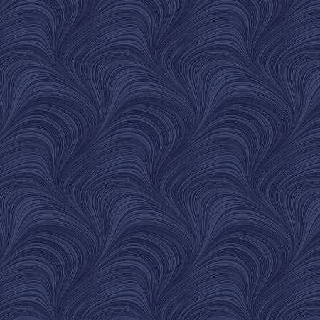 Benartex: Wave Texture Navy - 2966B-58