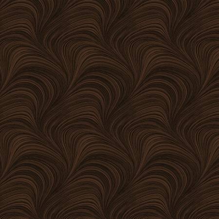 Benartex: Wave Texture - Chocolate - 2966B-77
