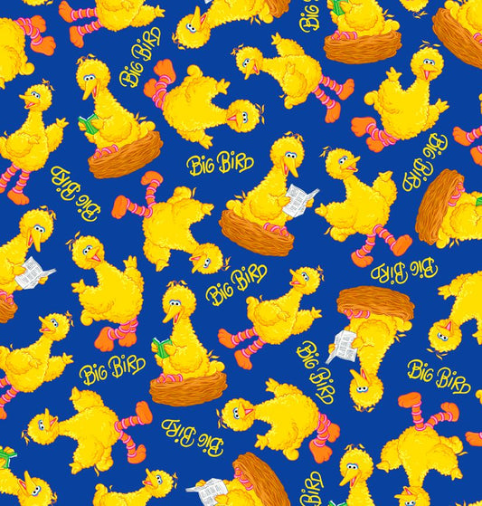 Quilting Treasures: Sesame Street - Big Bird in Nest - Sesame Workshop - 27544-Y