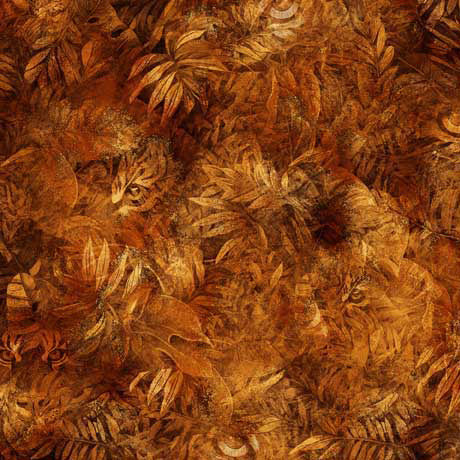 Quilting Treasures: Eye of the Tiger - Tiger Eyes - 30478-T