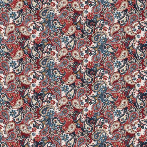 Henry Glass:  Cottonwood Stable - Paisley Toss - 3601-88