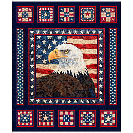 Quilting Treasures: American Tapestry - Eagle Panel - Panel - 30864-X