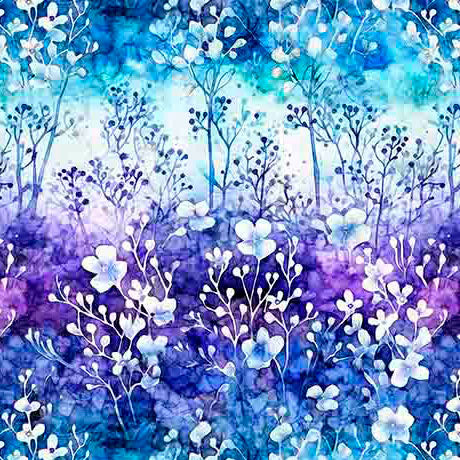 Quilting Treasures: Fantasia - Floral  Ombre - 30969-X