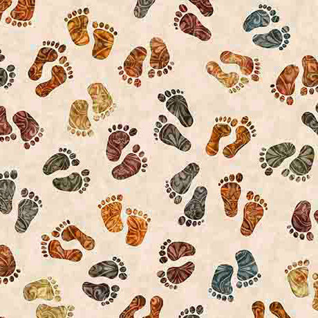 Quilting Treasures: Bigfoot Footprints - 30995-E