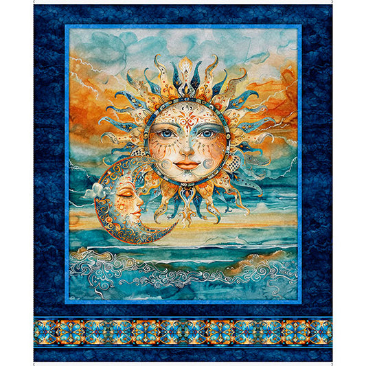 Quilting Treasures: Bohemian Sunrise - Panel - 31086-N - ©Morris Creative Group