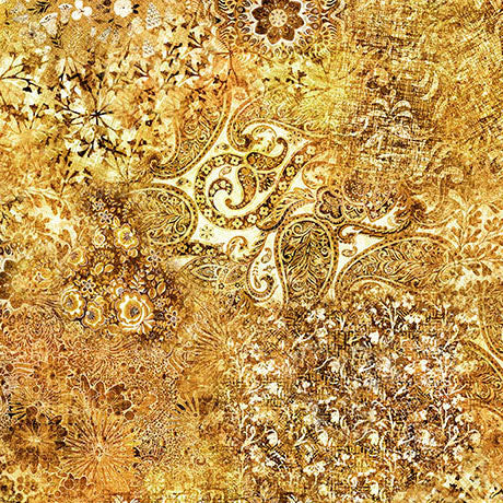 Quilting Treasures: Roar of the Pride - Blender - Gold - 31218-S