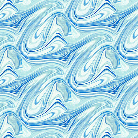Quilting Treasures: - Virtuoso - Marble 31429-B - Blue - Ocllo Mason