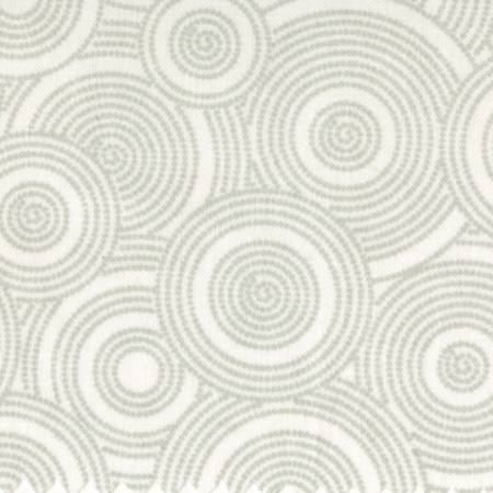 108" Quilt Back - Basic Palette: Dotted Circles Grey - 48494-GT